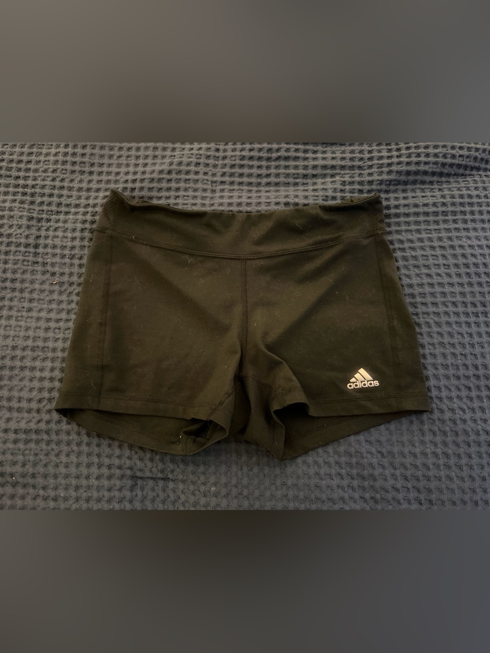 adidas Black Women's Athletic Shorts with Logo